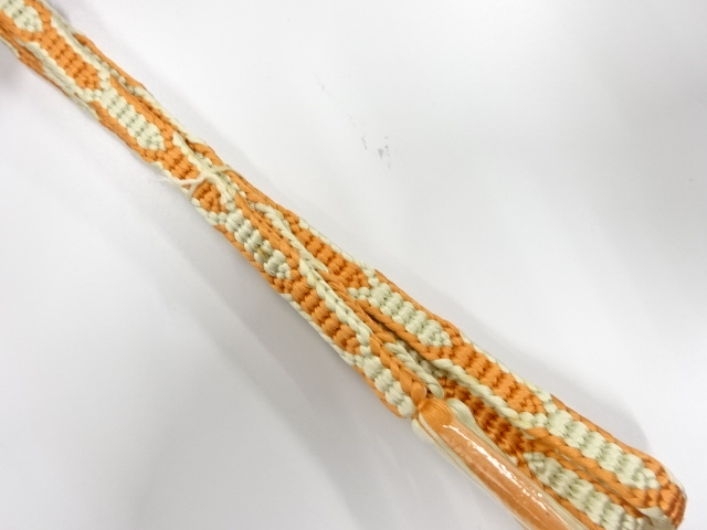 未使用品　正絹　手組帯締め